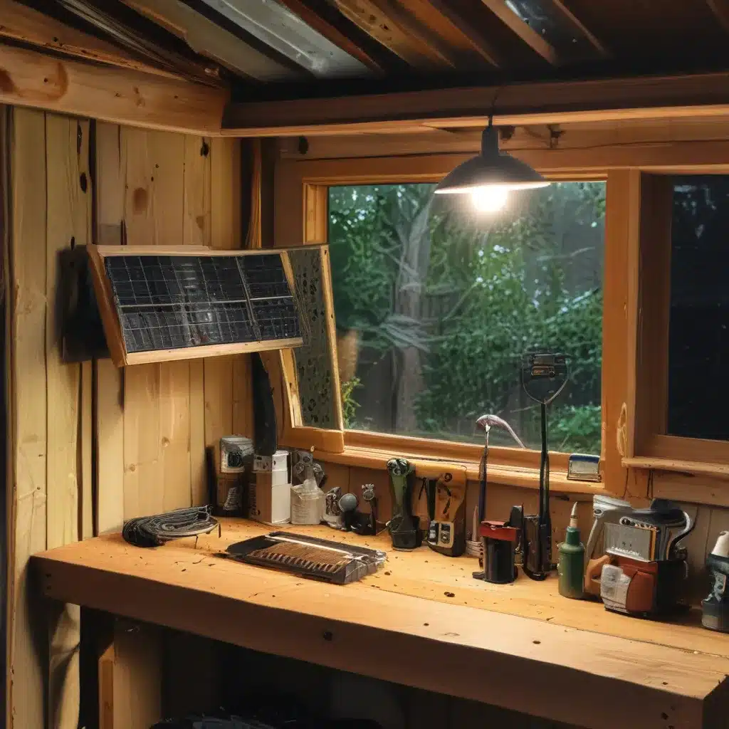 Power Your Shed: DIY Solar Powered Workbench Lighting